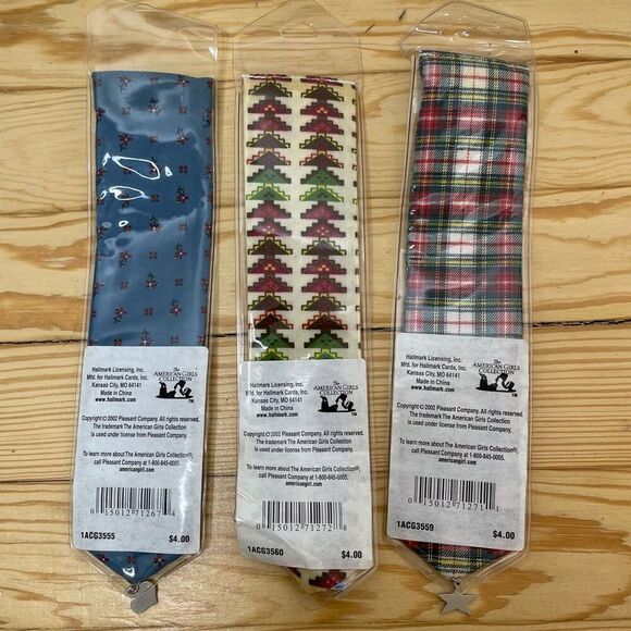 NEW The American Girl Doll Kristen Molly Kaya Bookmark by Hallmark Keepsake Set - Picture 4 of 5